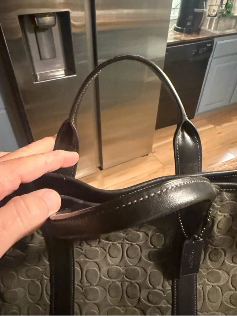 Coach Toby Turn Lock Tote - Picture 3 of 7
